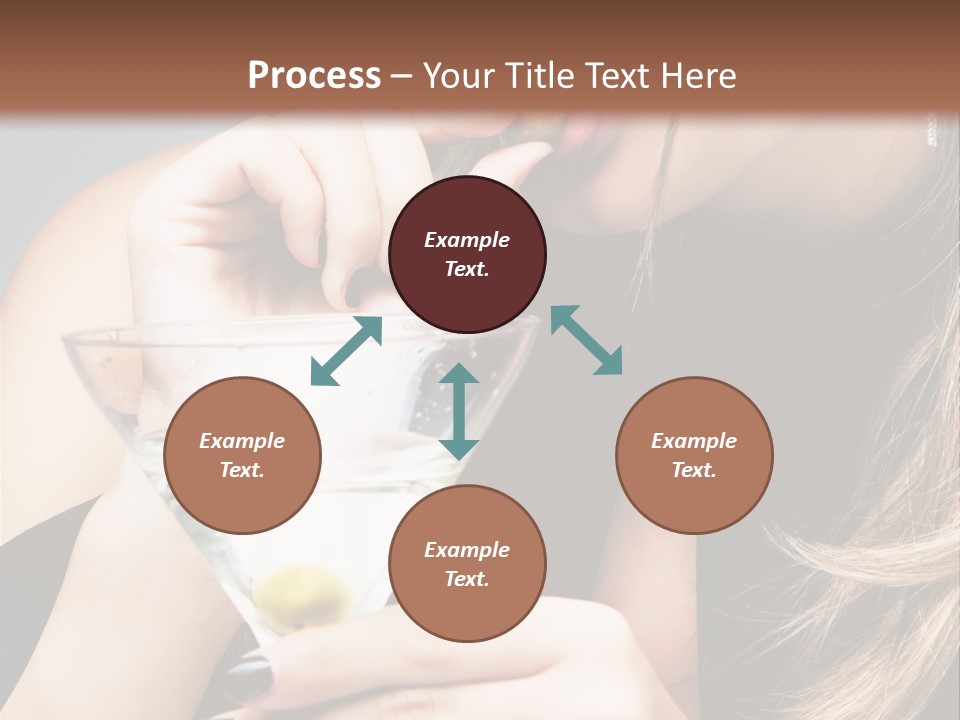 Blue Sexy Eyes PowerPoint Template