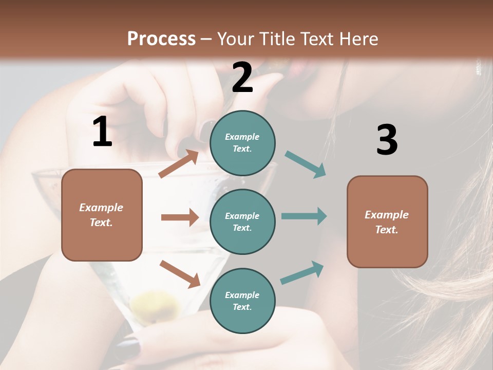 Blue Sexy Eyes PowerPoint Template