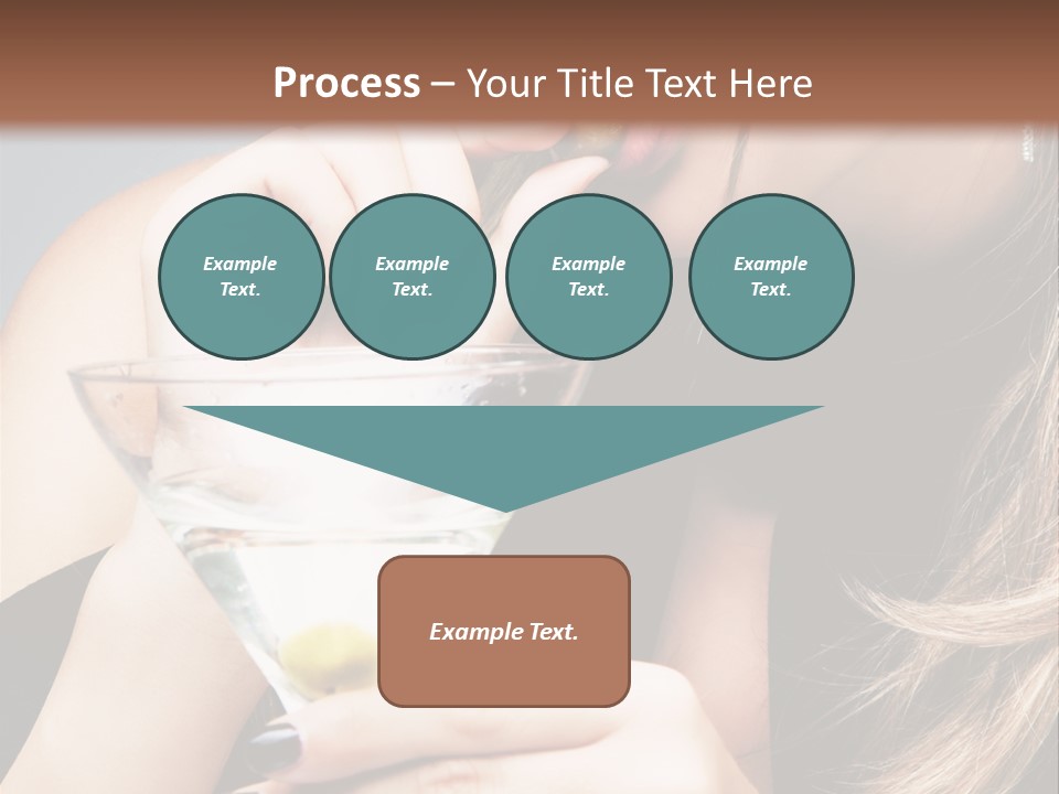 Blue Sexy Eyes PowerPoint Template