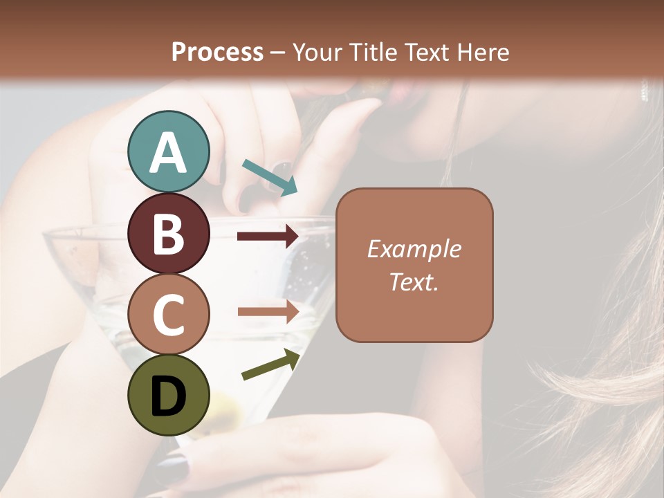 Blue Sexy Eyes PowerPoint Template