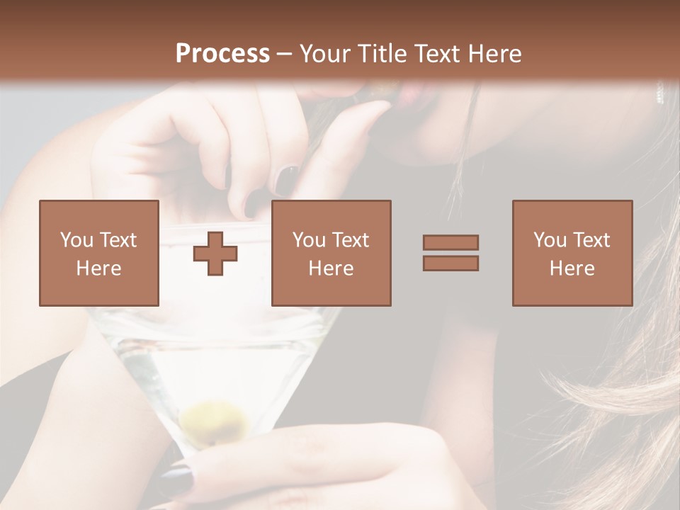 Blue Sexy Eyes PowerPoint Template