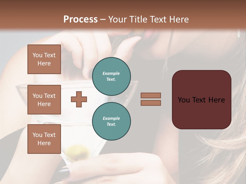 Blue Sexy Eyes PowerPoint Template
