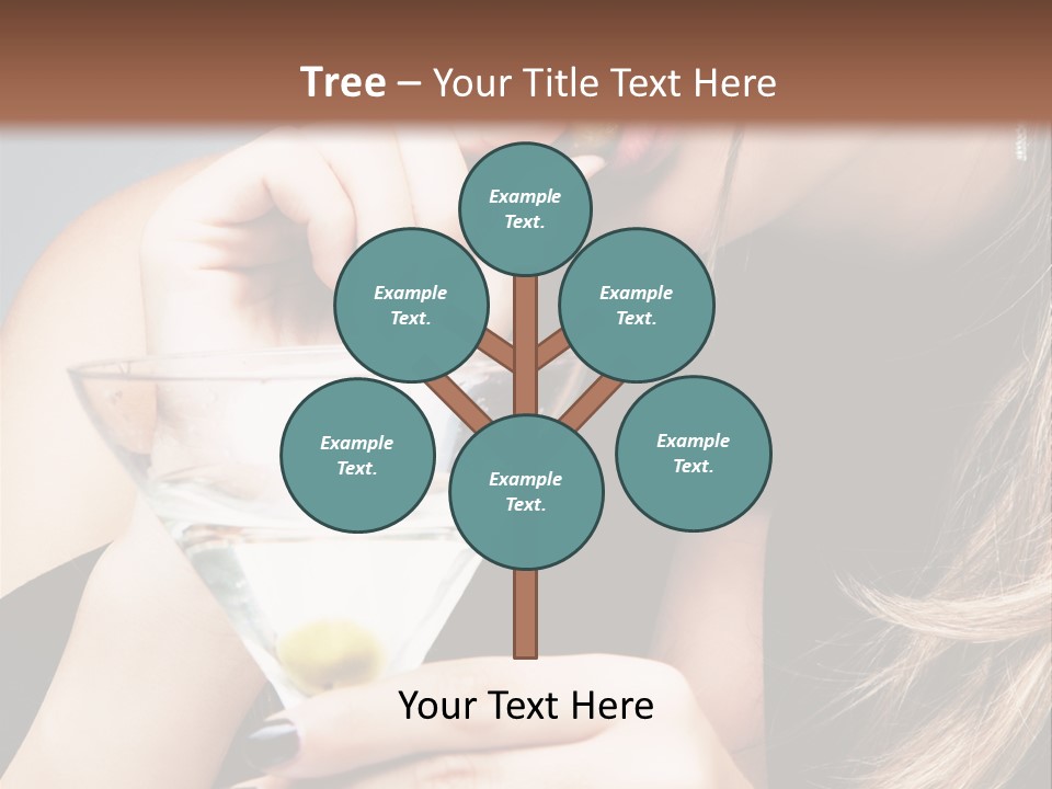 Blue Sexy Eyes PowerPoint Template