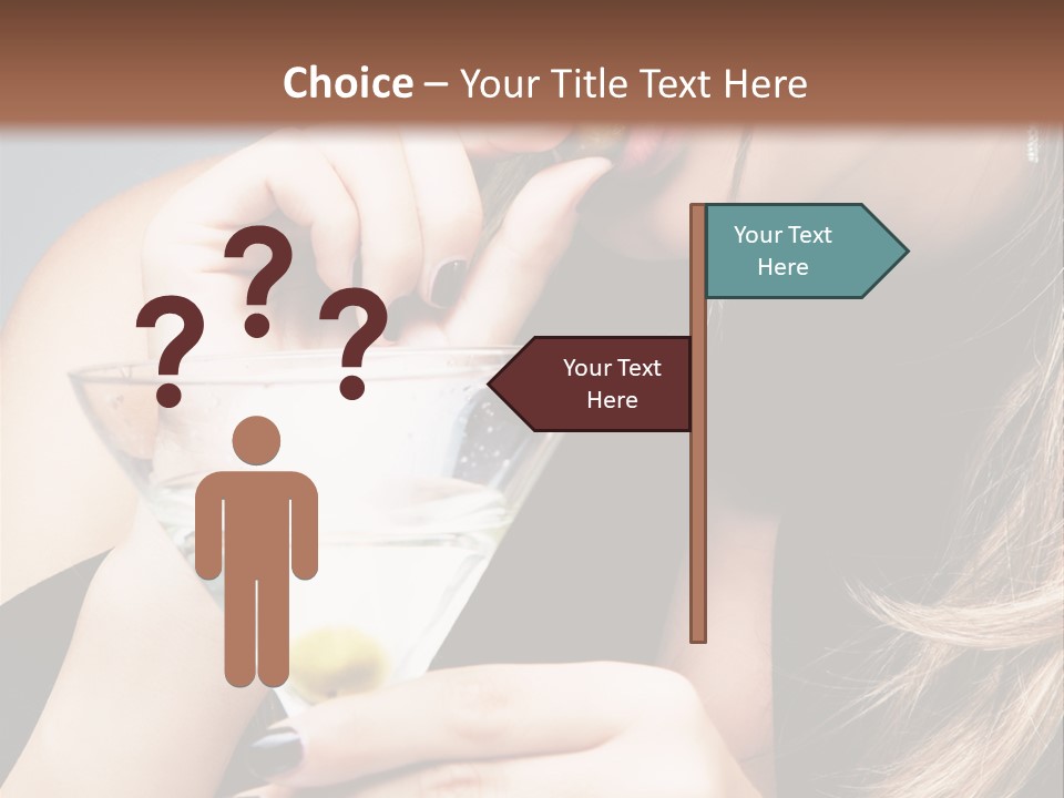 Blue Sexy Eyes PowerPoint Template