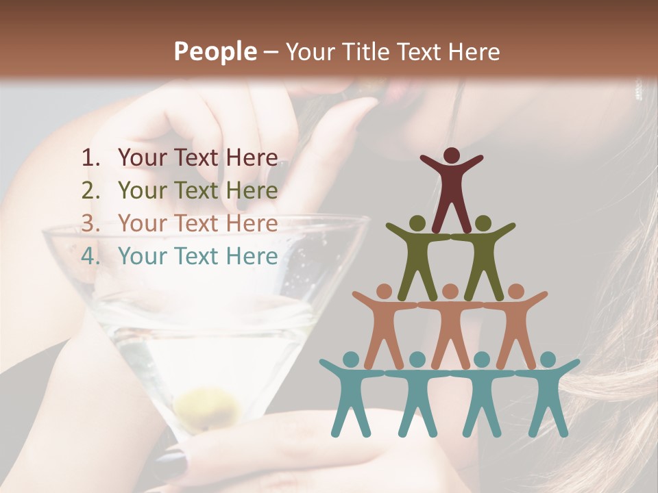 Blue Sexy Eyes PowerPoint Template