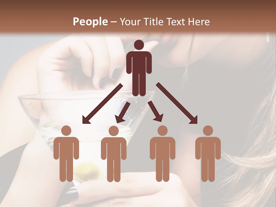 Blue Sexy Eyes PowerPoint Template