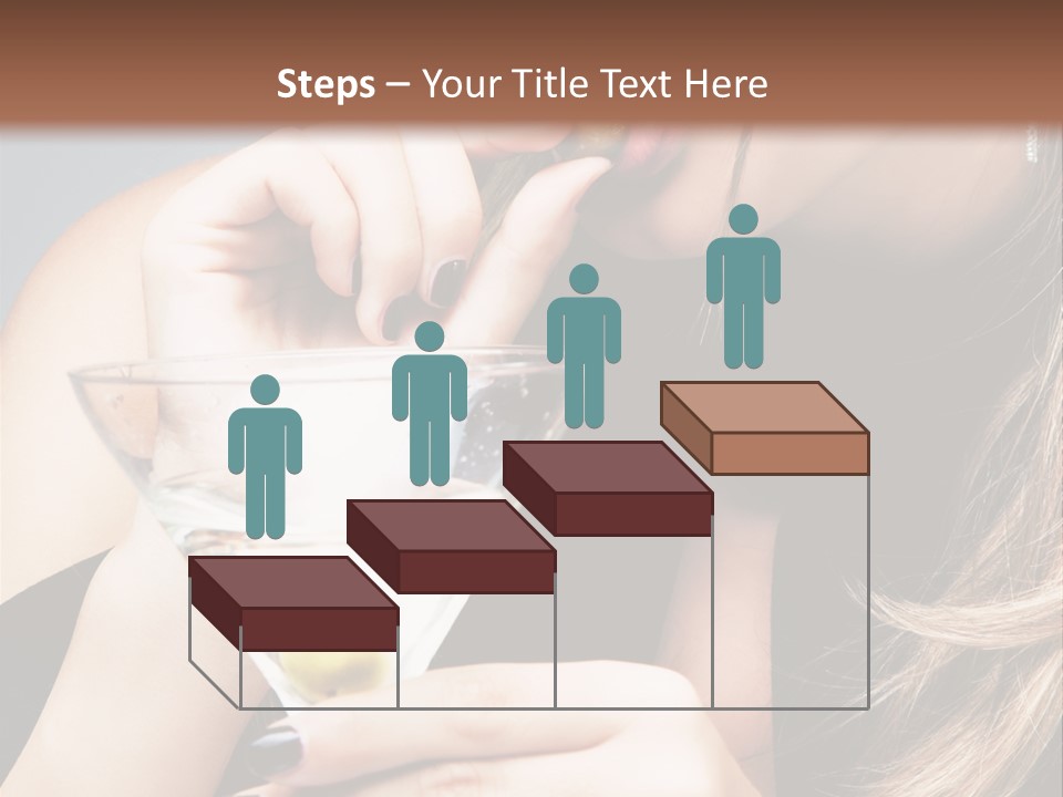 Blue Sexy Eyes PowerPoint Template