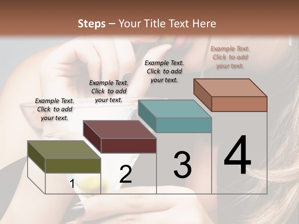 Blue Sexy Eyes PowerPoint Template