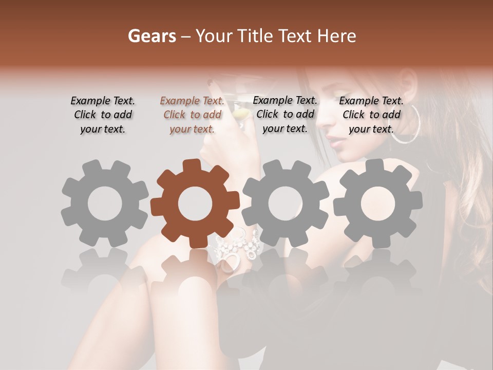 Sexy Green Glass PowerPoint Template