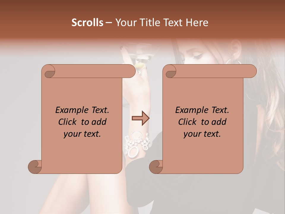 Sexy Green Glass PowerPoint Template