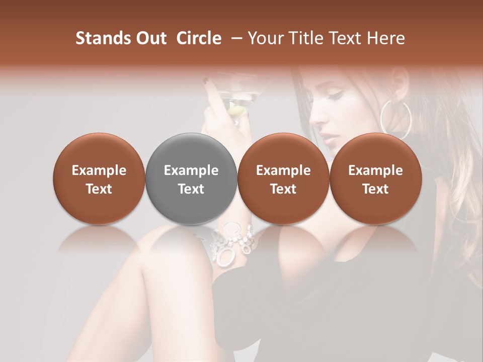 Sexy Green Glass PowerPoint Template