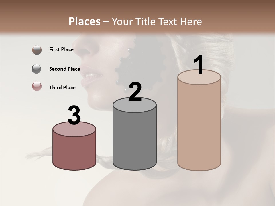 Model Beads Glamour PowerPoint Template