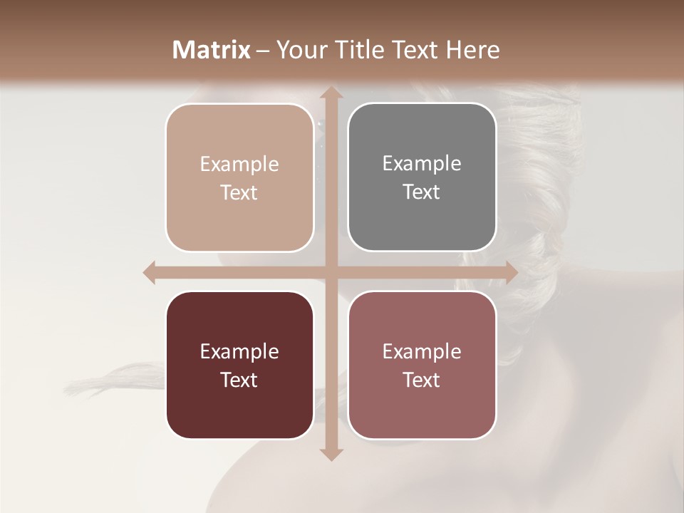 Model Beads Glamour PowerPoint Template