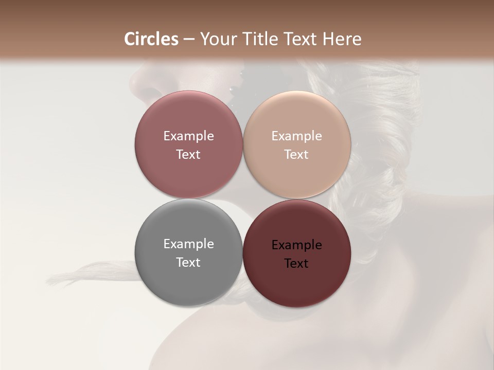 Model Beads Glamour PowerPoint Template