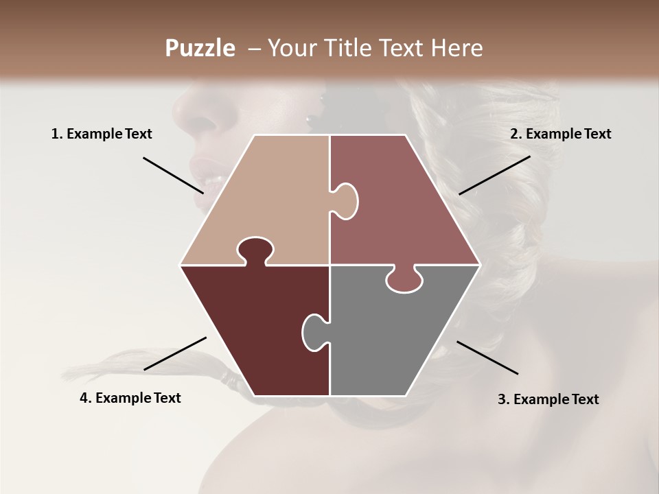 Model Beads Glamour PowerPoint Template