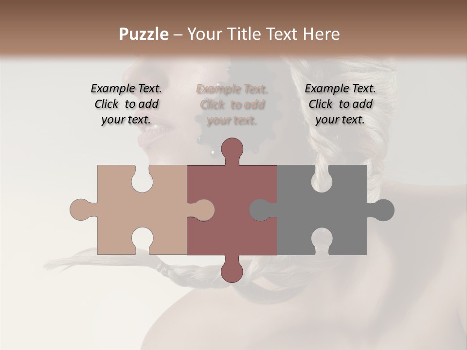 Model Beads Glamour PowerPoint Template