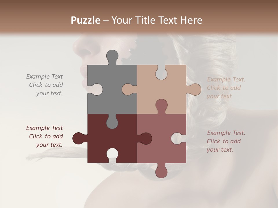 Model Beads Glamour PowerPoint Template