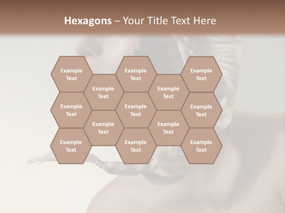 Model Beads Glamour PowerPoint Template