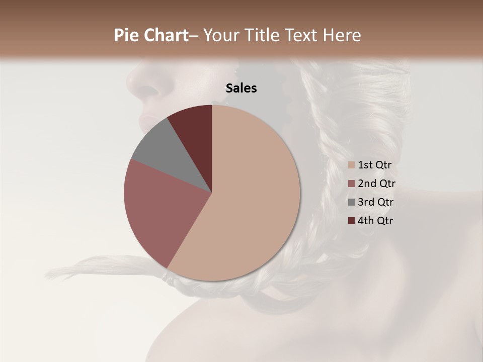 Model Beads Glamour PowerPoint Template