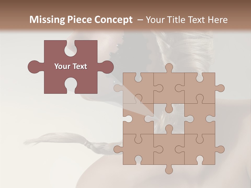 Model Beads Glamour PowerPoint Template