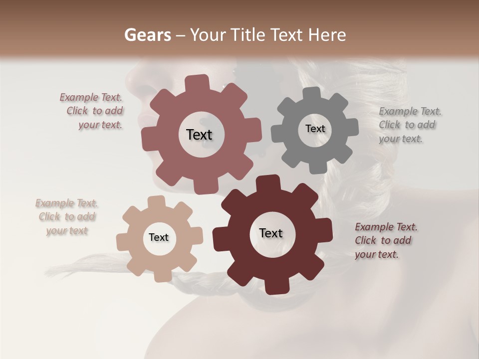 Model Beads Glamour PowerPoint Template