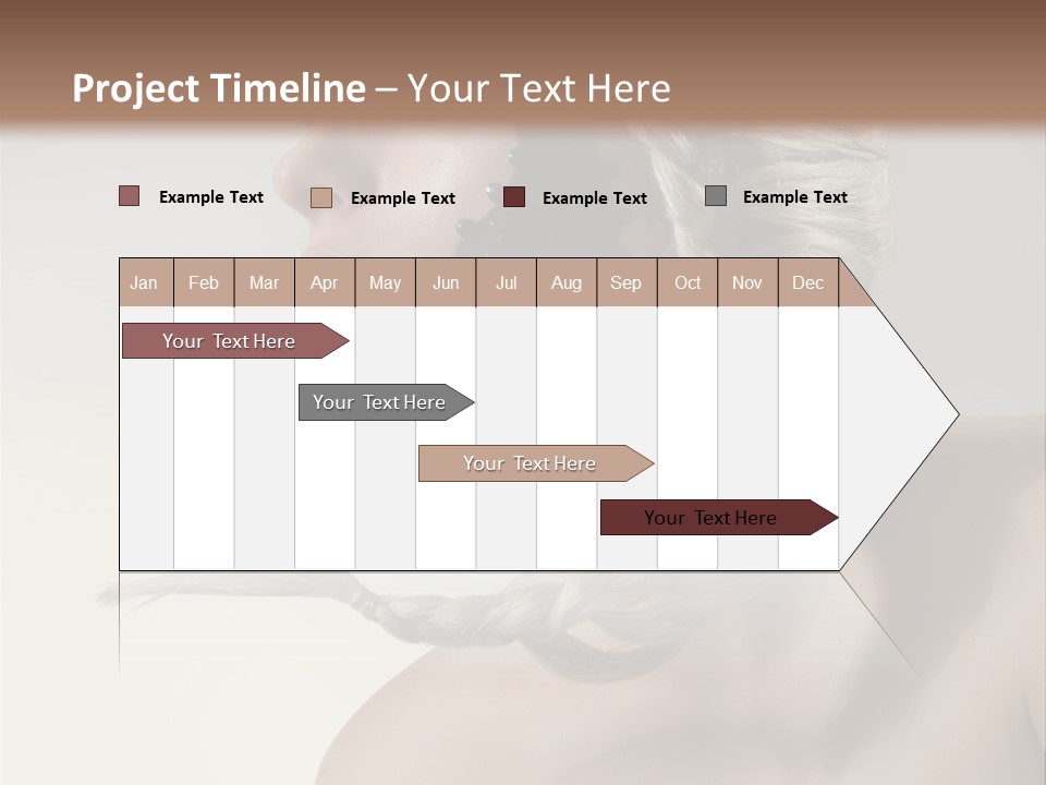 Model Beads Glamour PowerPoint Template