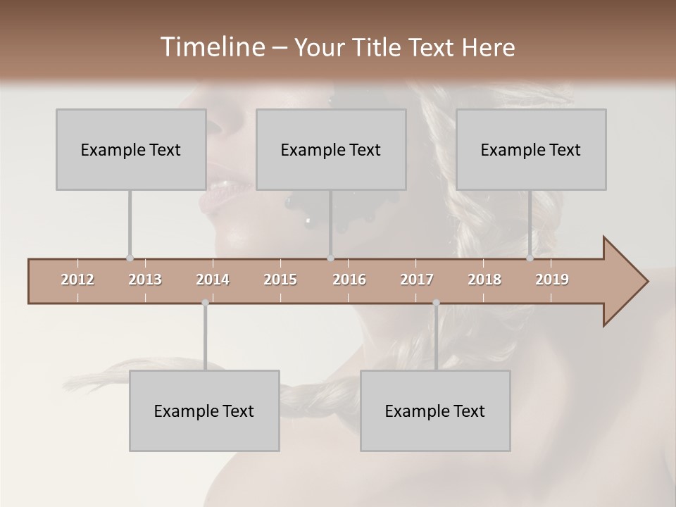 Model Beads Glamour PowerPoint Template