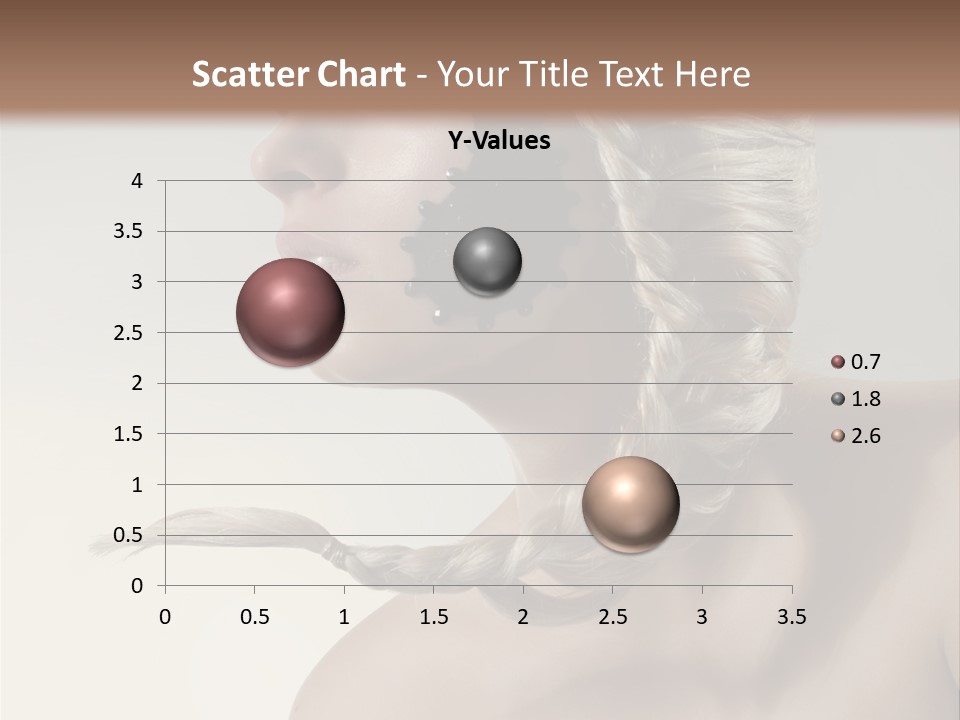 Model Beads Glamour PowerPoint Template