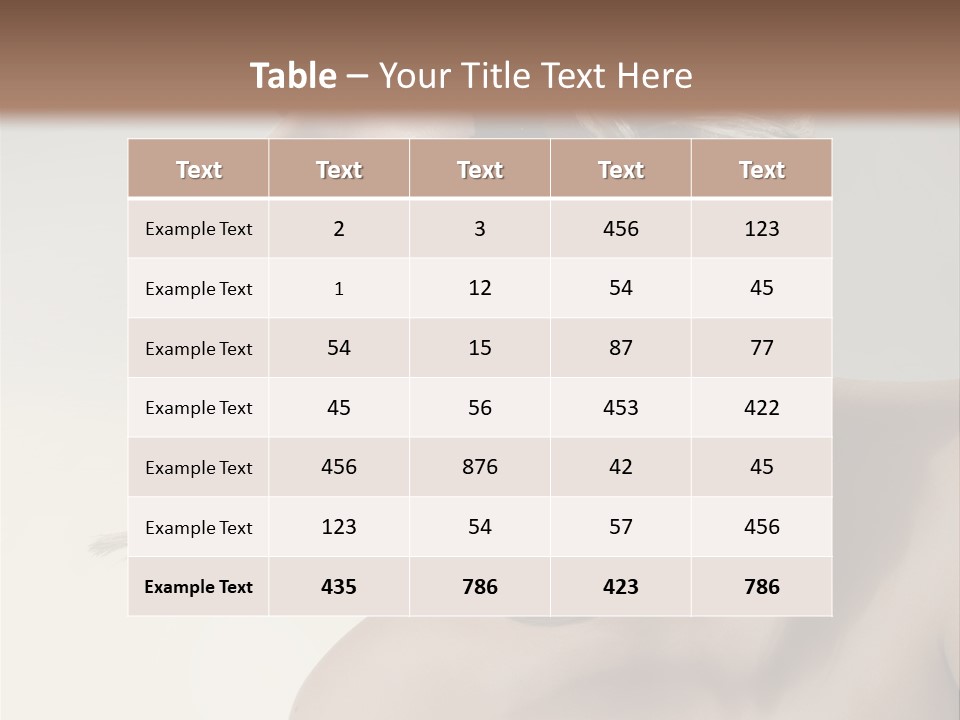 Model Beads Glamour PowerPoint Template