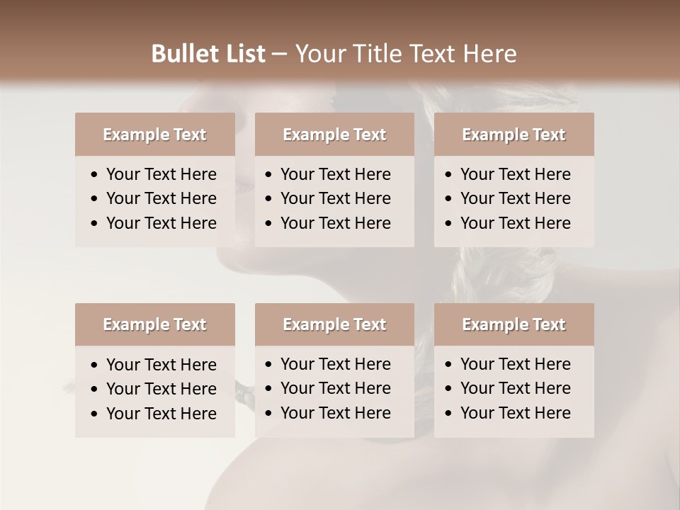 Model Beads Glamour PowerPoint Template