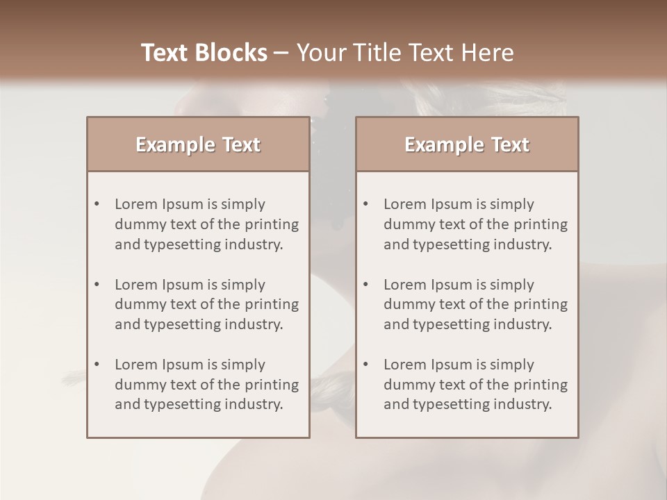 Model Beads Glamour PowerPoint Template