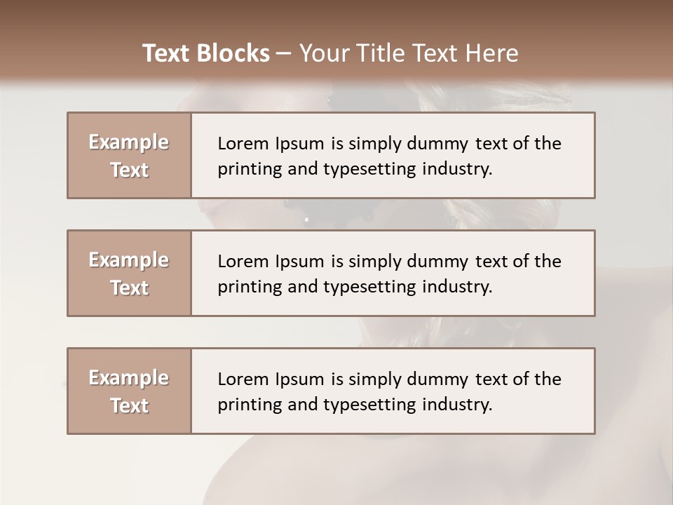 Model Beads Glamour PowerPoint Template