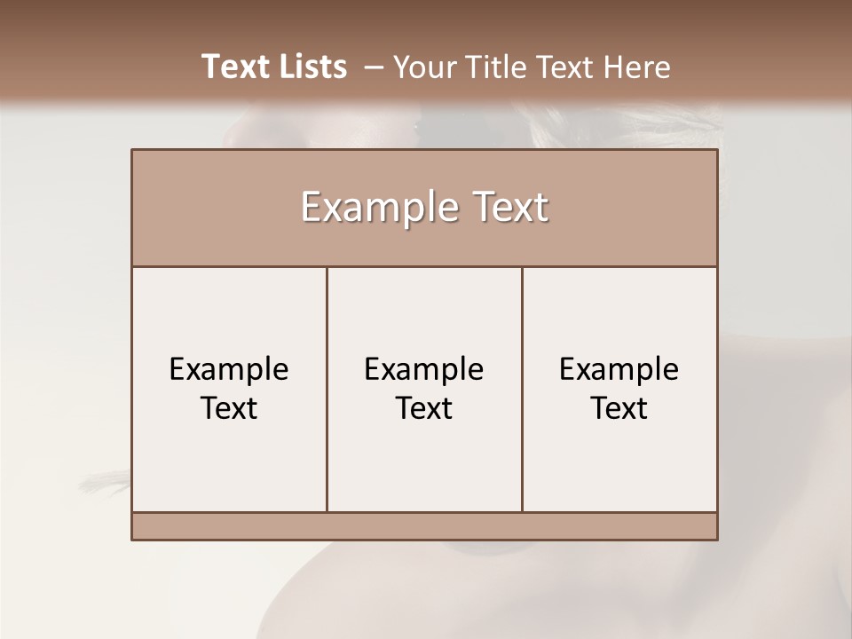 Model Beads Glamour PowerPoint Template