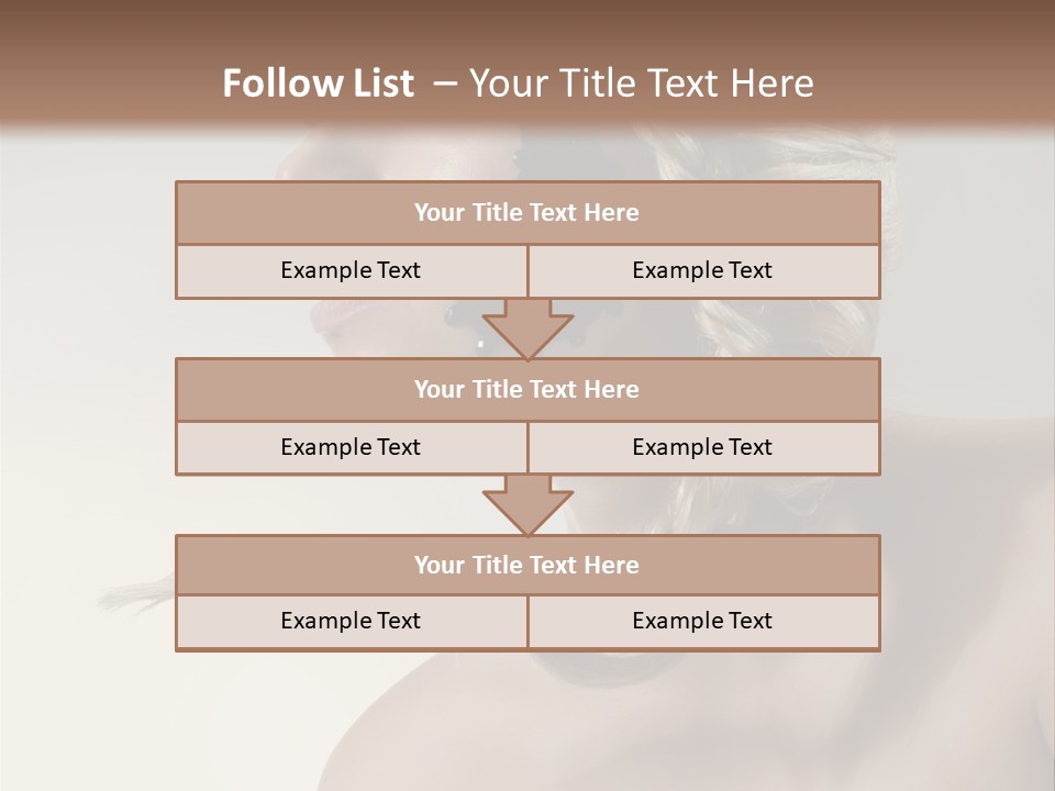 Model Beads Glamour PowerPoint Template