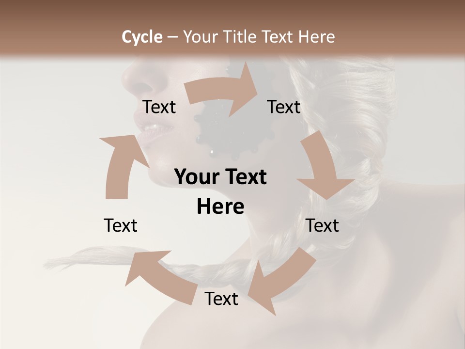 Model Beads Glamour PowerPoint Template