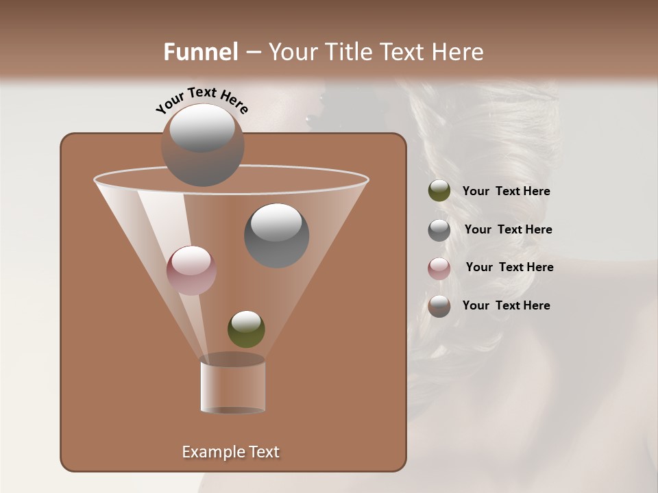 Model Beads Glamour PowerPoint Template