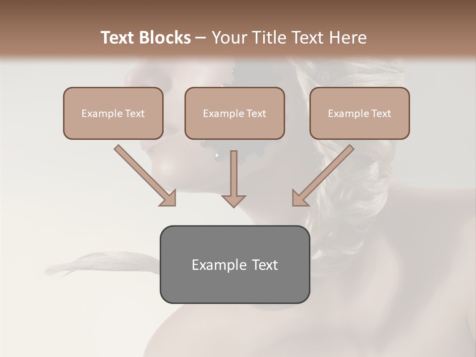 Model Beads Glamour PowerPoint Template