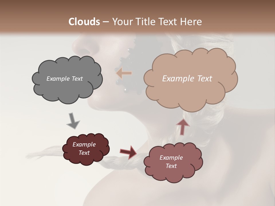 Model Beads Glamour PowerPoint Template