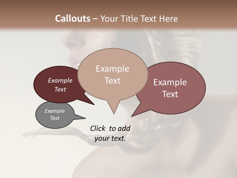 Model Beads Glamour PowerPoint Template