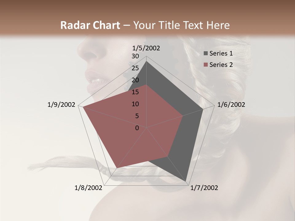 Model Beads Glamour PowerPoint Template