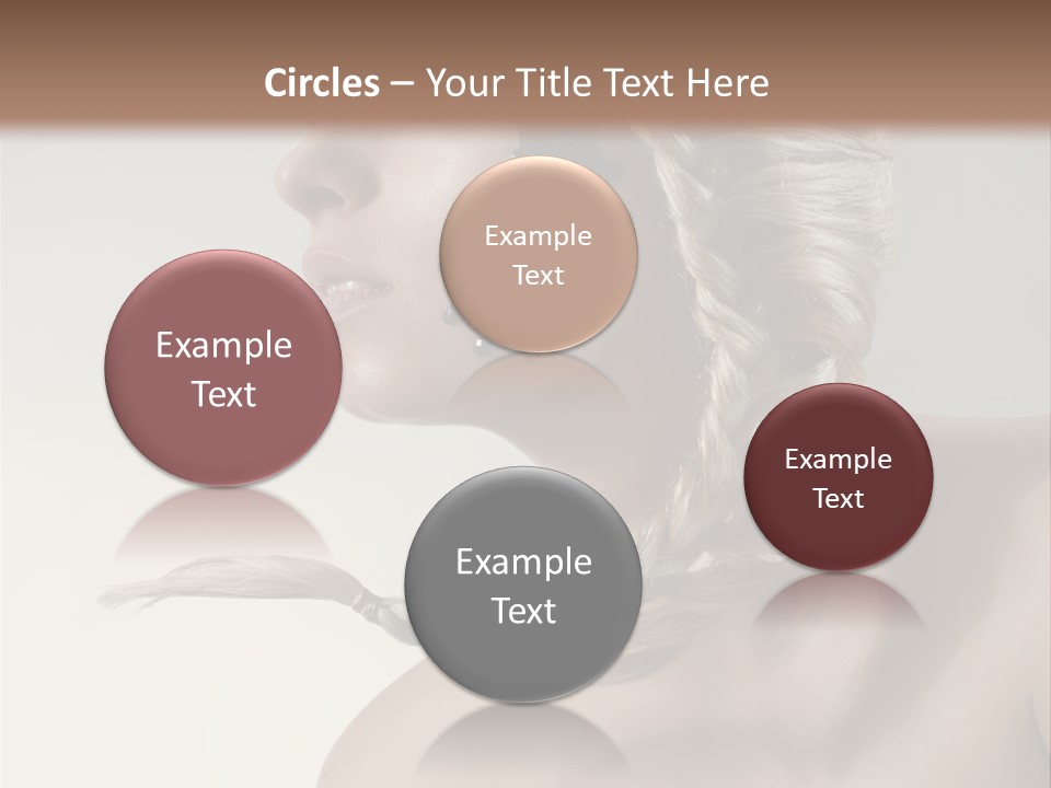 Model Beads Glamour PowerPoint Template