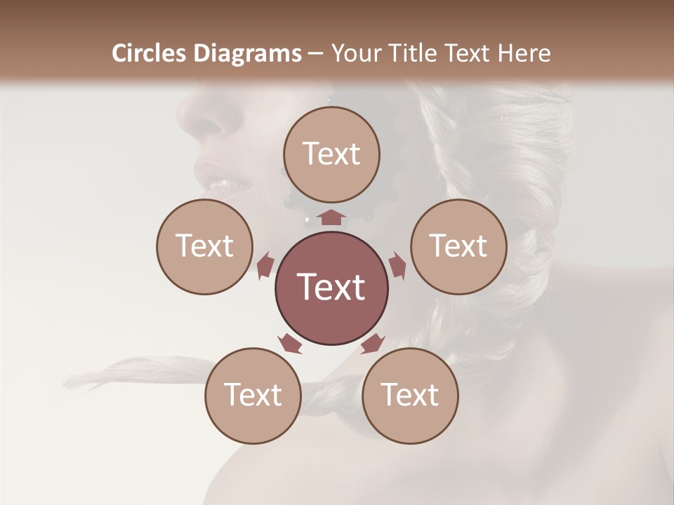 Model Beads Glamour PowerPoint Template