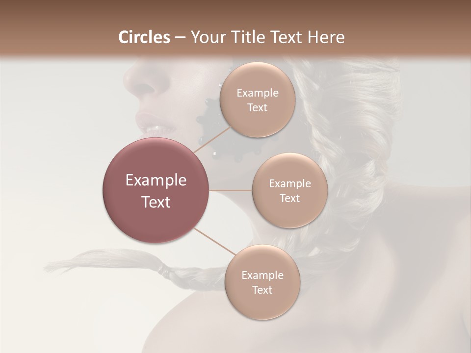 Model Beads Glamour PowerPoint Template