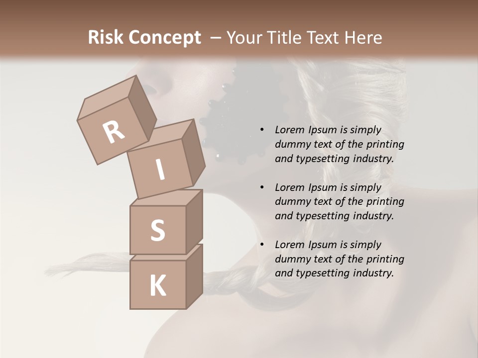 Model Beads Glamour PowerPoint Template