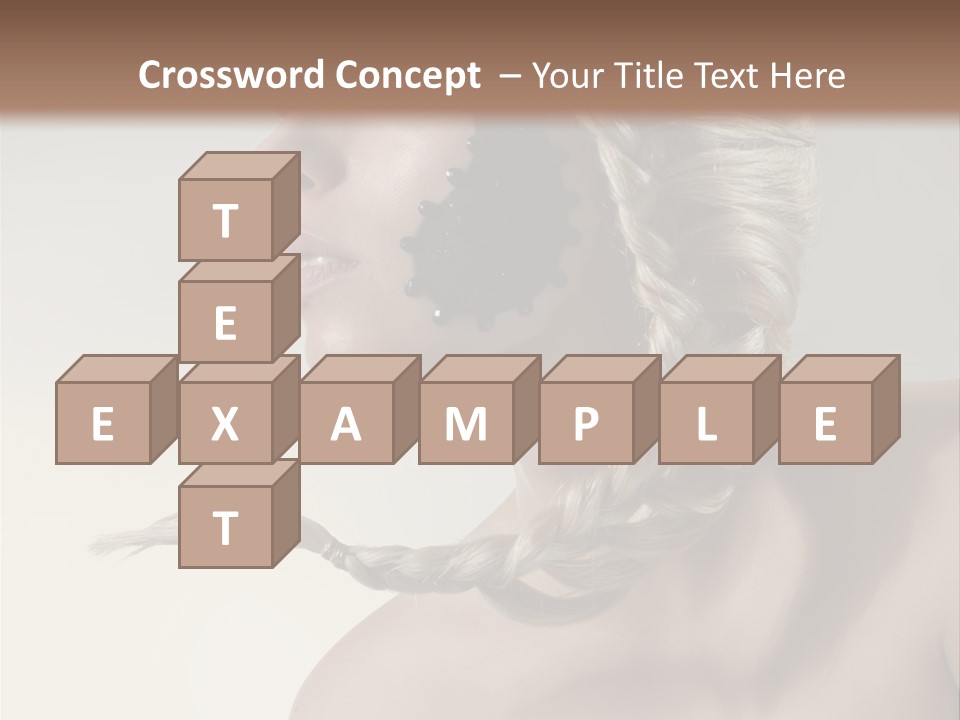 Model Beads Glamour PowerPoint Template