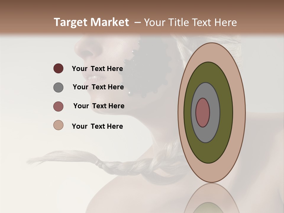 Model Beads Glamour PowerPoint Template