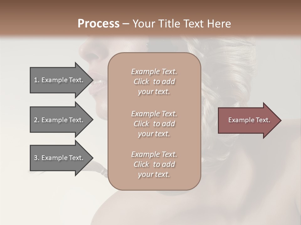 Model Beads Glamour PowerPoint Template