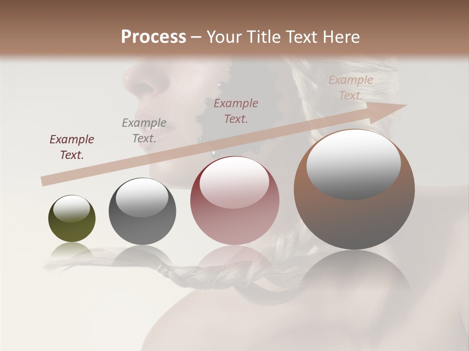 Model Beads Glamour PowerPoint Template