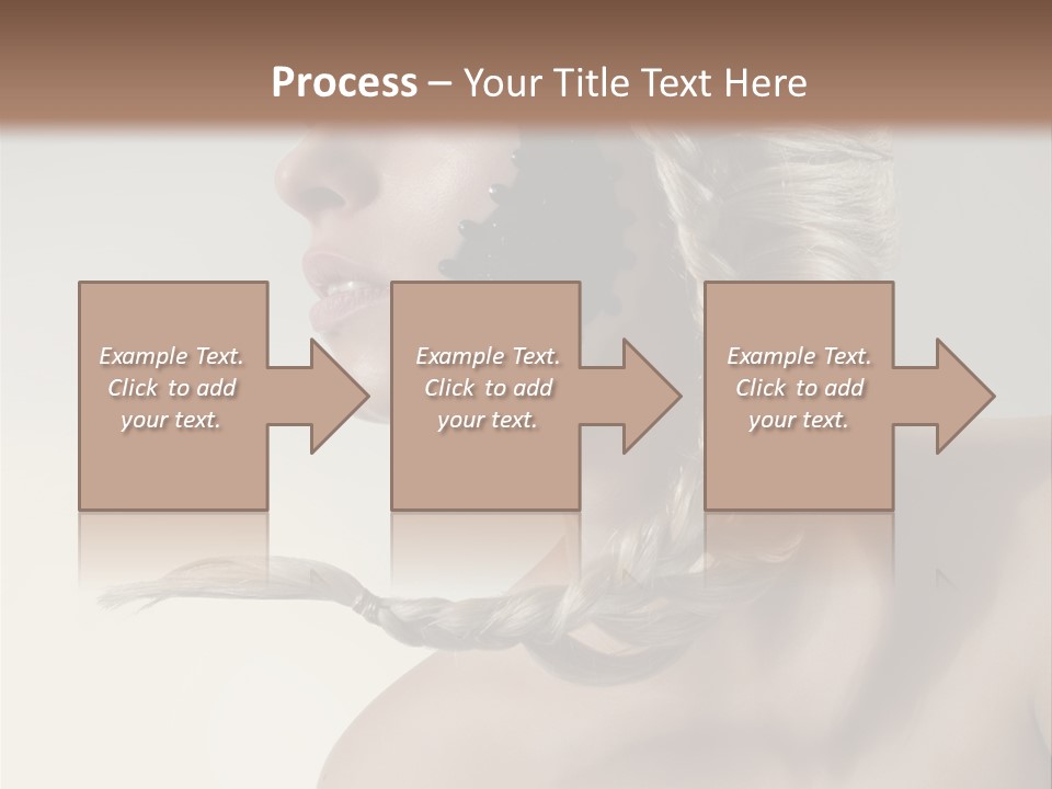 Model Beads Glamour PowerPoint Template