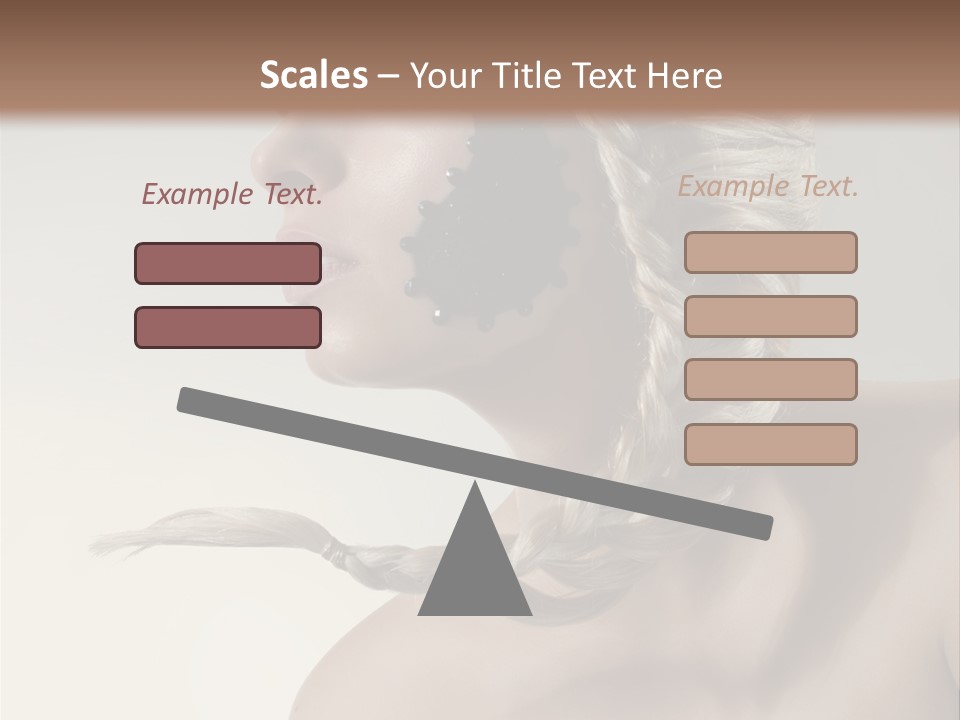 Model Beads Glamour PowerPoint Template